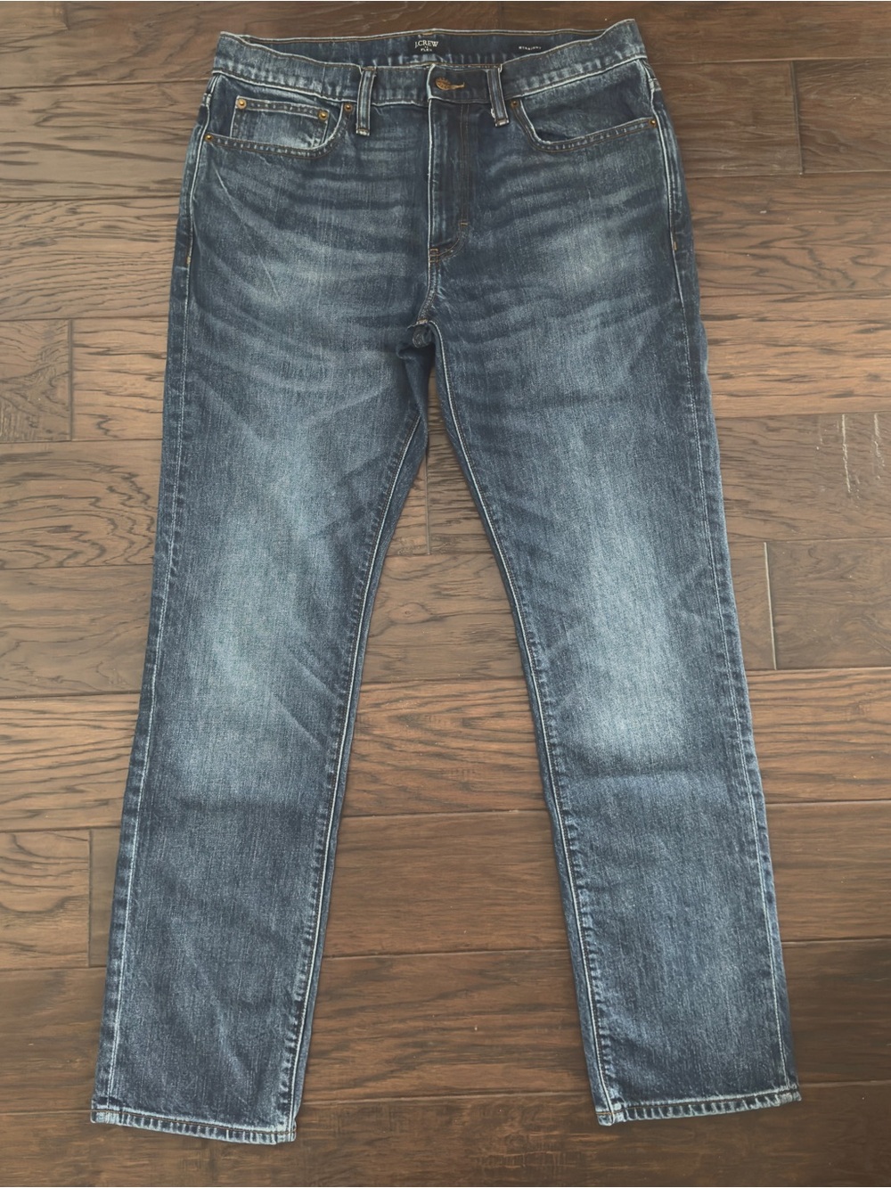 J. Crew Flex Straight Jean Men's W34 L32 Dark Blue